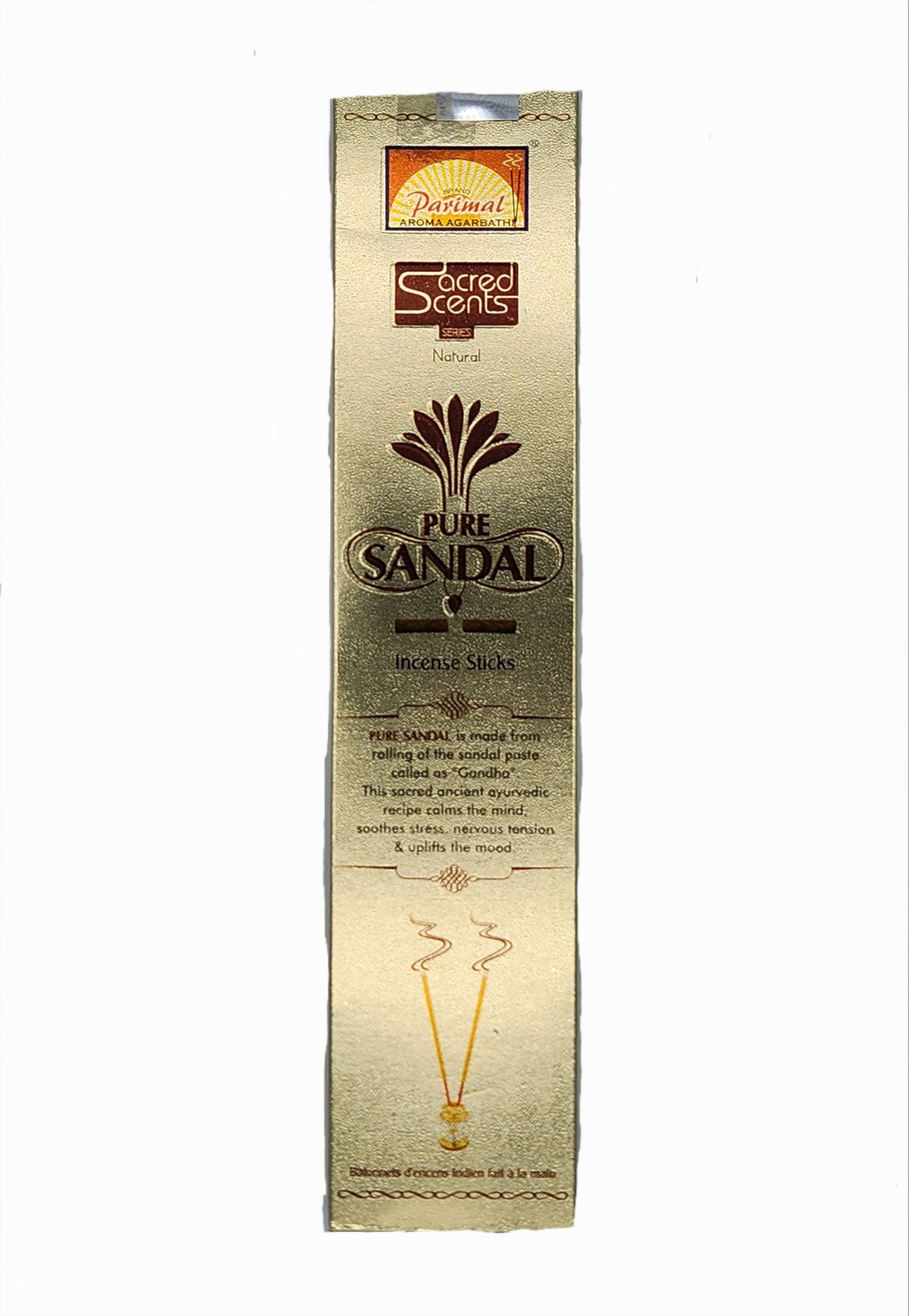Santal - Bâtons d'encens Indien, traditionnels, artisanaux et naturels